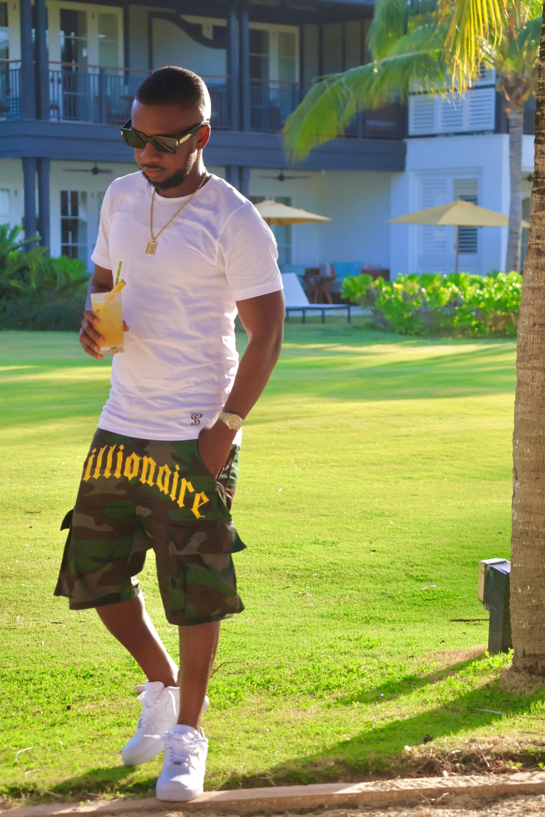 Camo Cargo Shorts