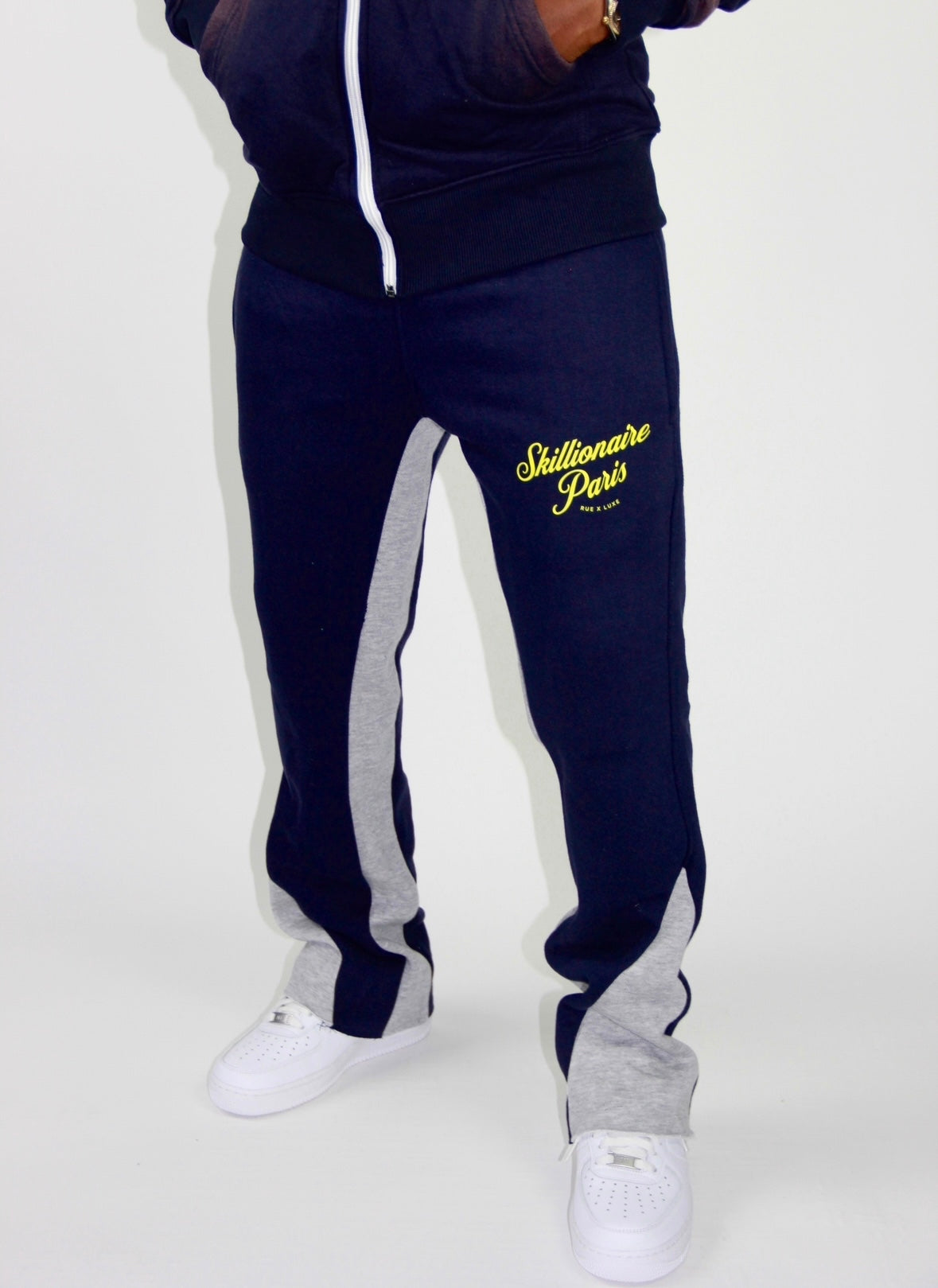 Navy Flare Pants