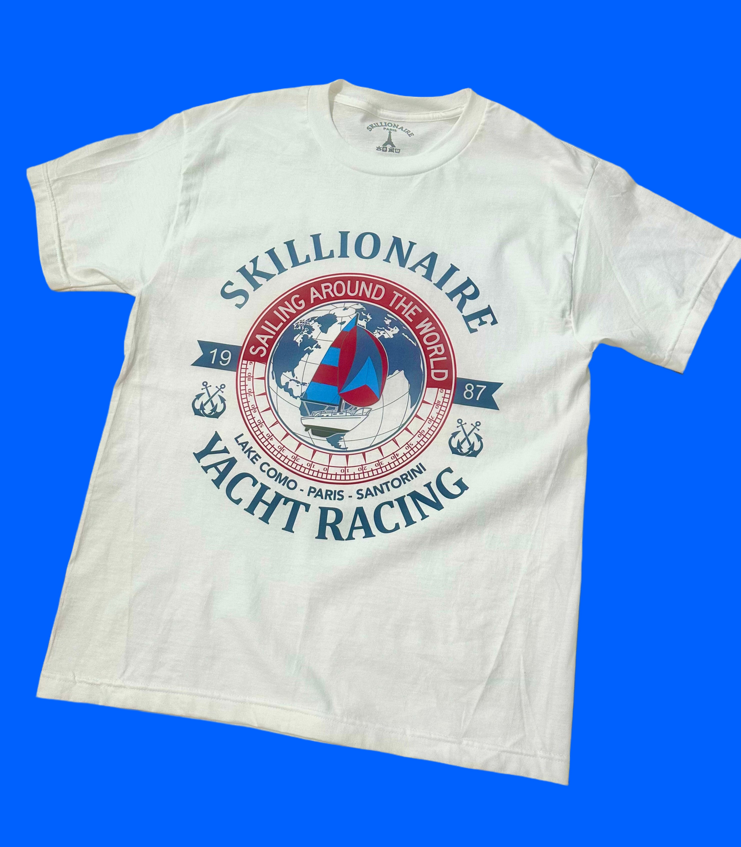 Yacht Racing White T-shirt